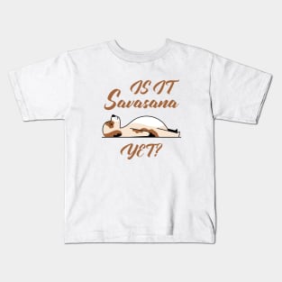 Cute Animal Yoga Kids T-Shirt